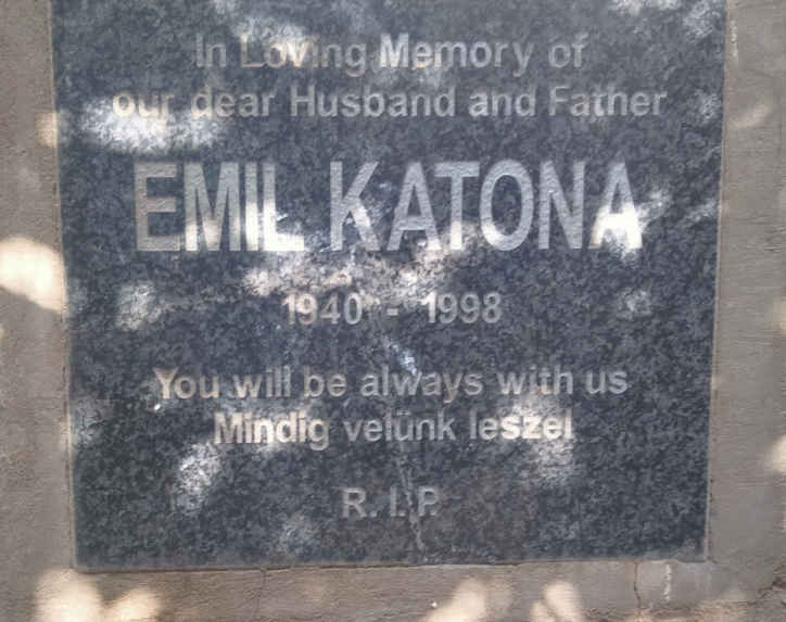 KATONA Emil 1940-1998