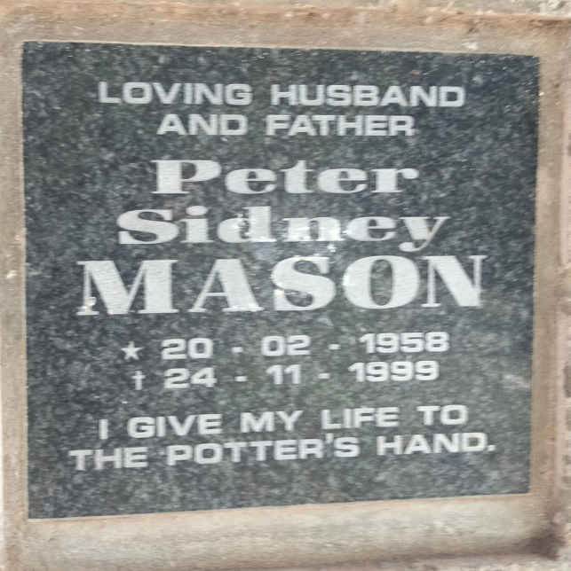 MASON Peter Sidney 1958-1999