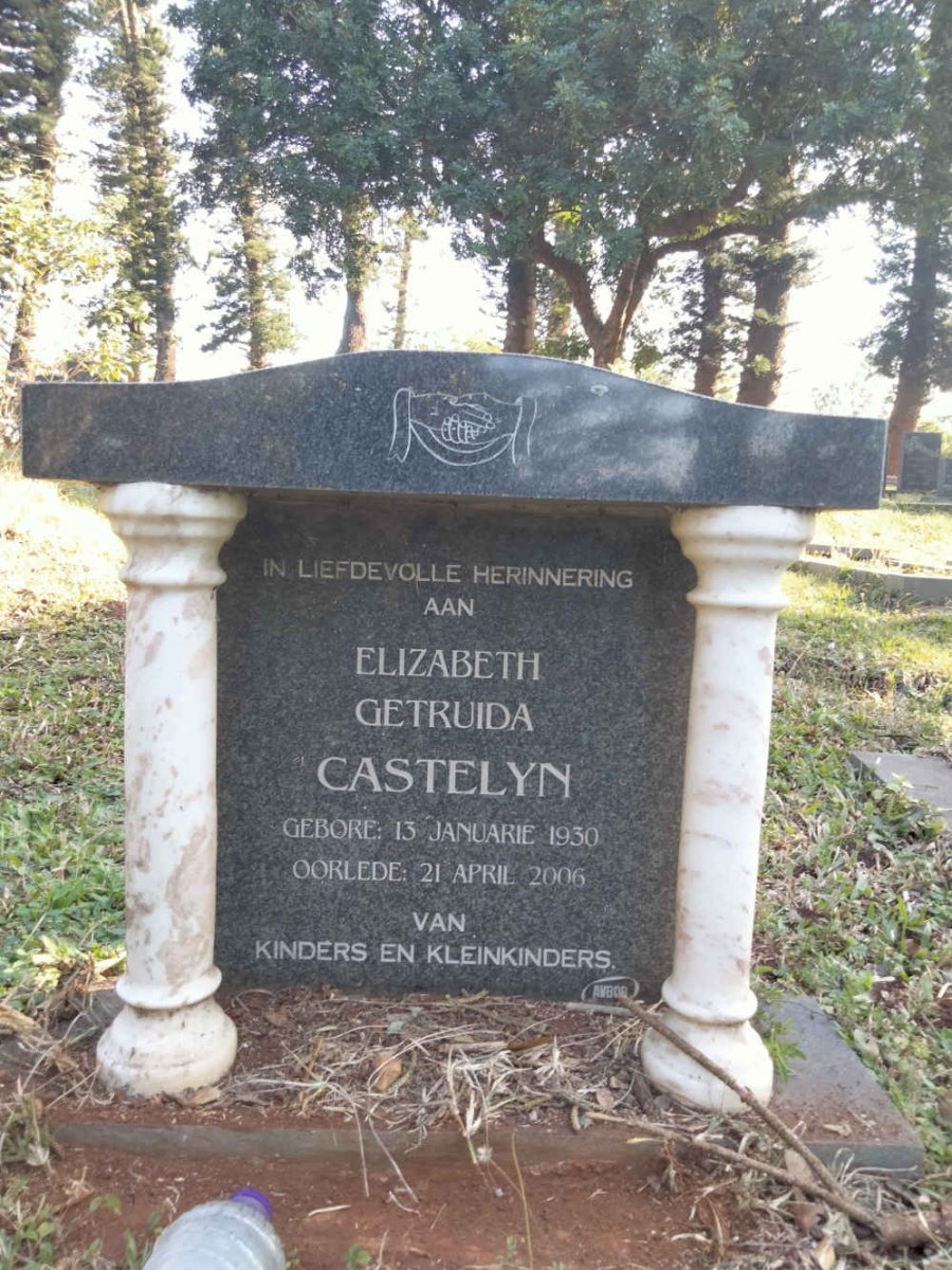 CASTELYN Elizabeth Getruida 1930-2006