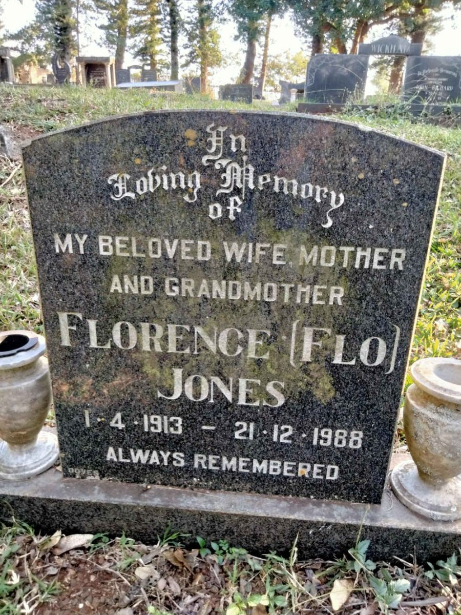JONES Florence 1913-1988