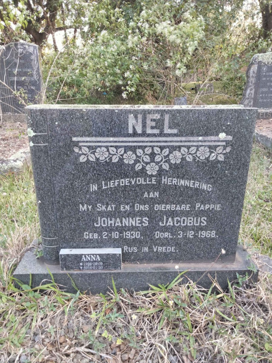 NEL Johannes Jacobus 1930-1968 & Anna 1926-2016