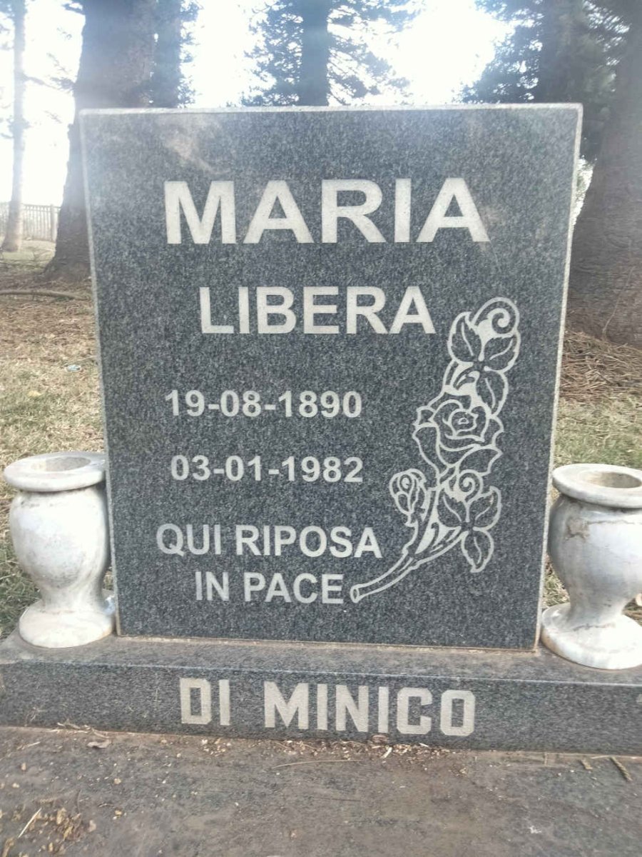 MINICO Maria Libera, di 1890-1982