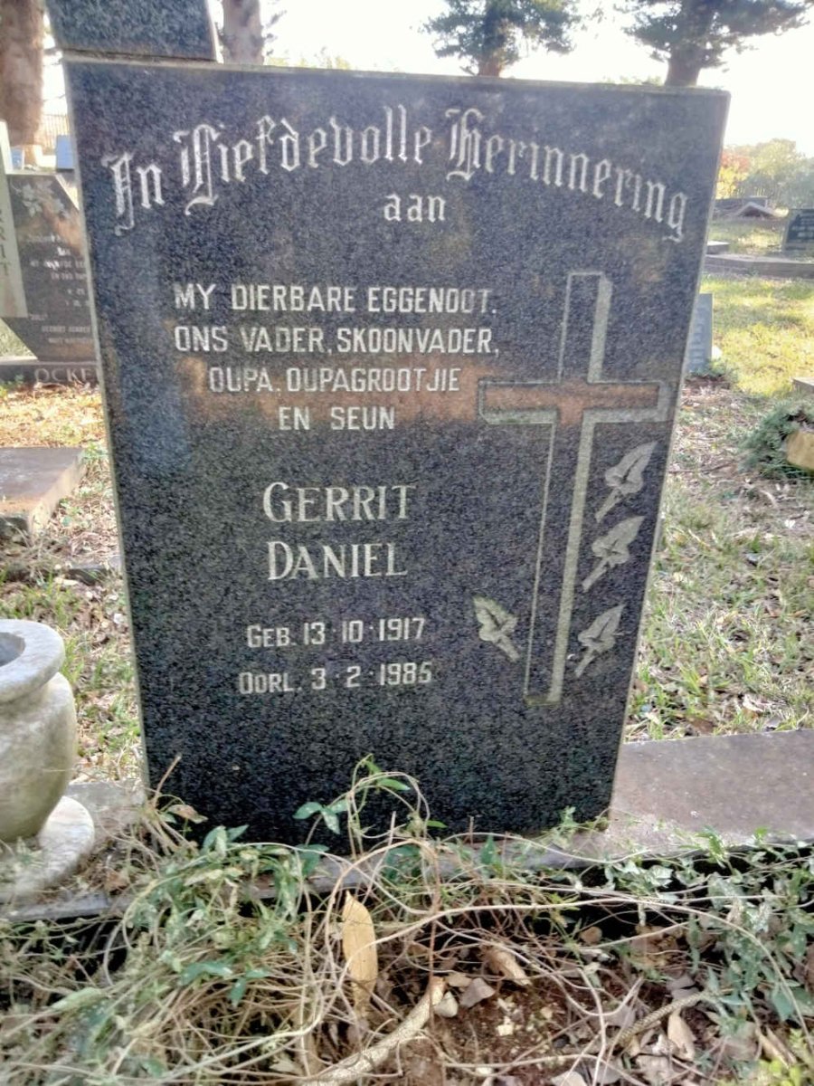 SCHUTTE Gerrit Daniel 1917-1985 & Johanna Elizabeth Hendrina Barendina ROBERTS 1911-1995 _2