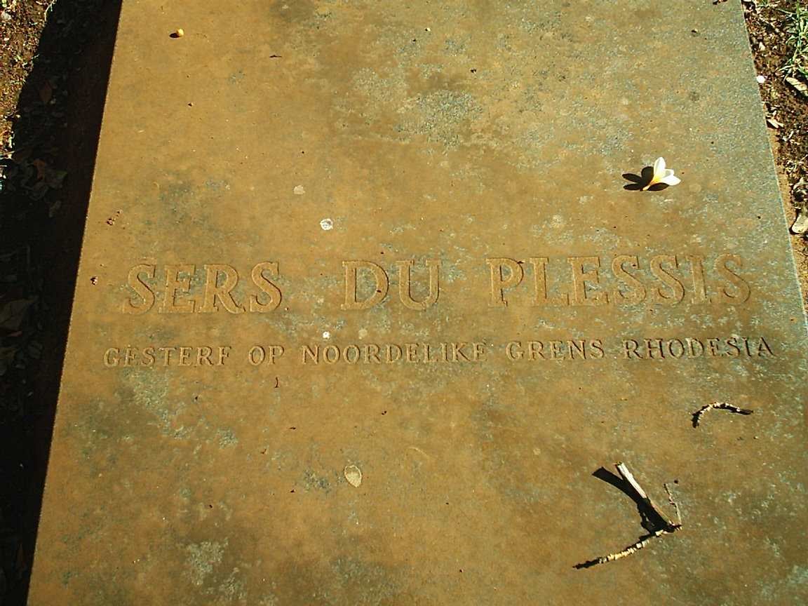 PLESSIS, du