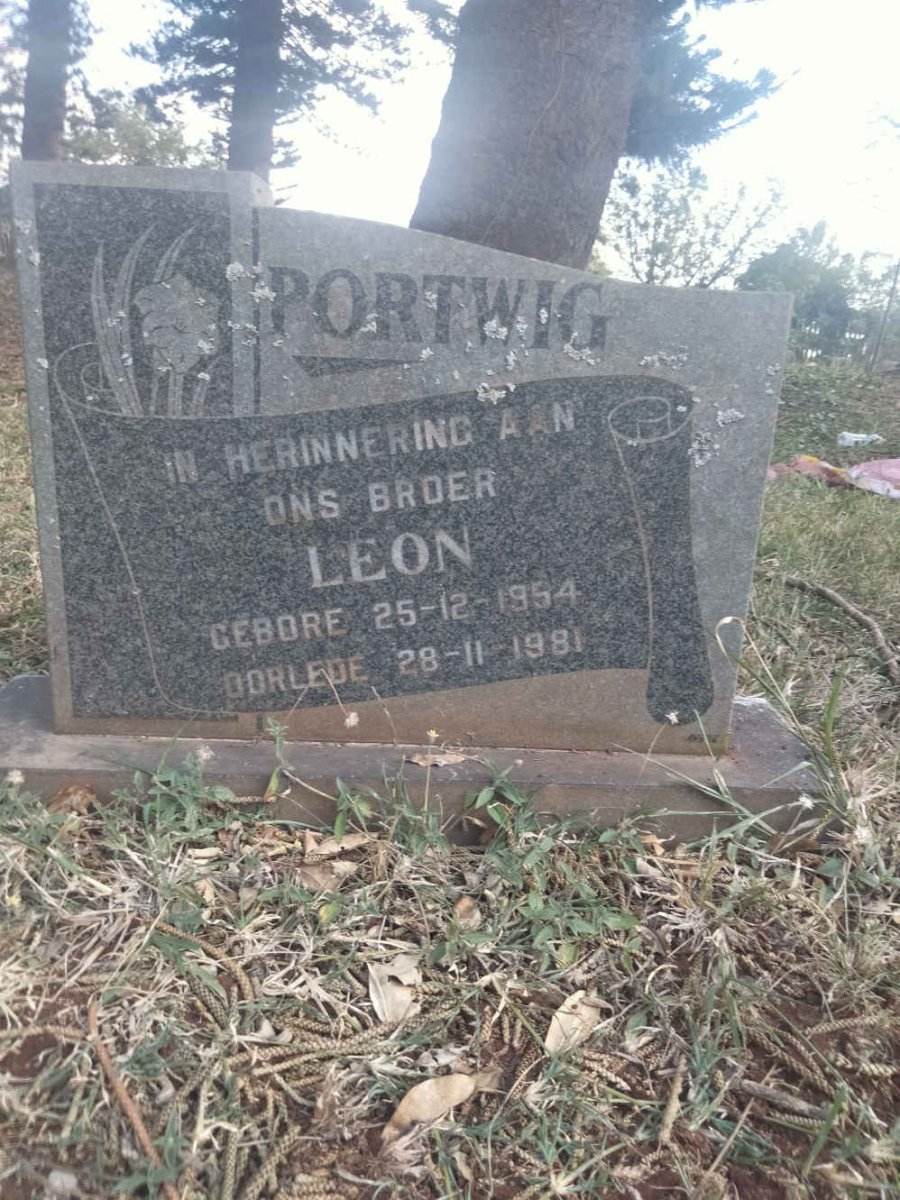 PORTWIG Leon 1954-1981
