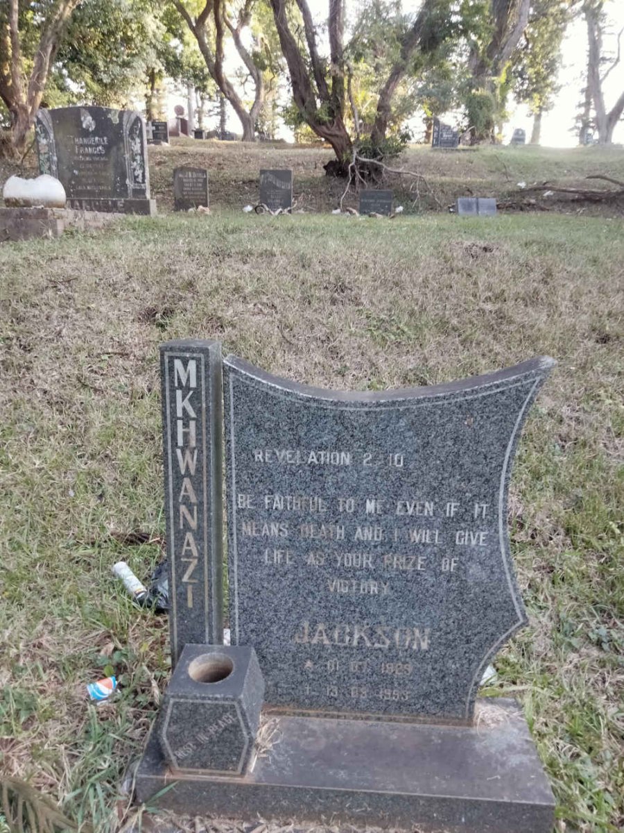 MKHWANAZI Jackson 1929-1999