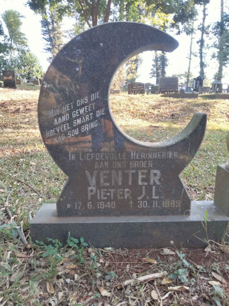 VENTER Pieter J.L. 1940-1989