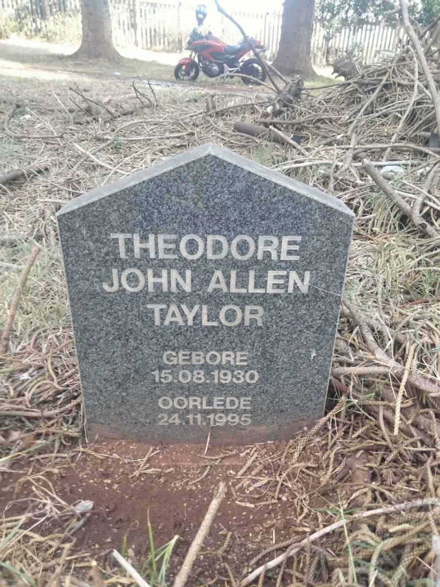 TAYLOR Theodore John Allen 1930-1995