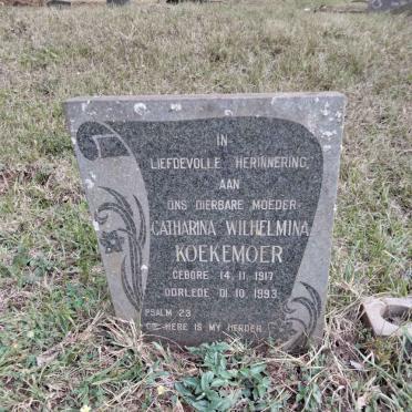 KOEKEMOER Catharina Wilhelmina 1917-1993