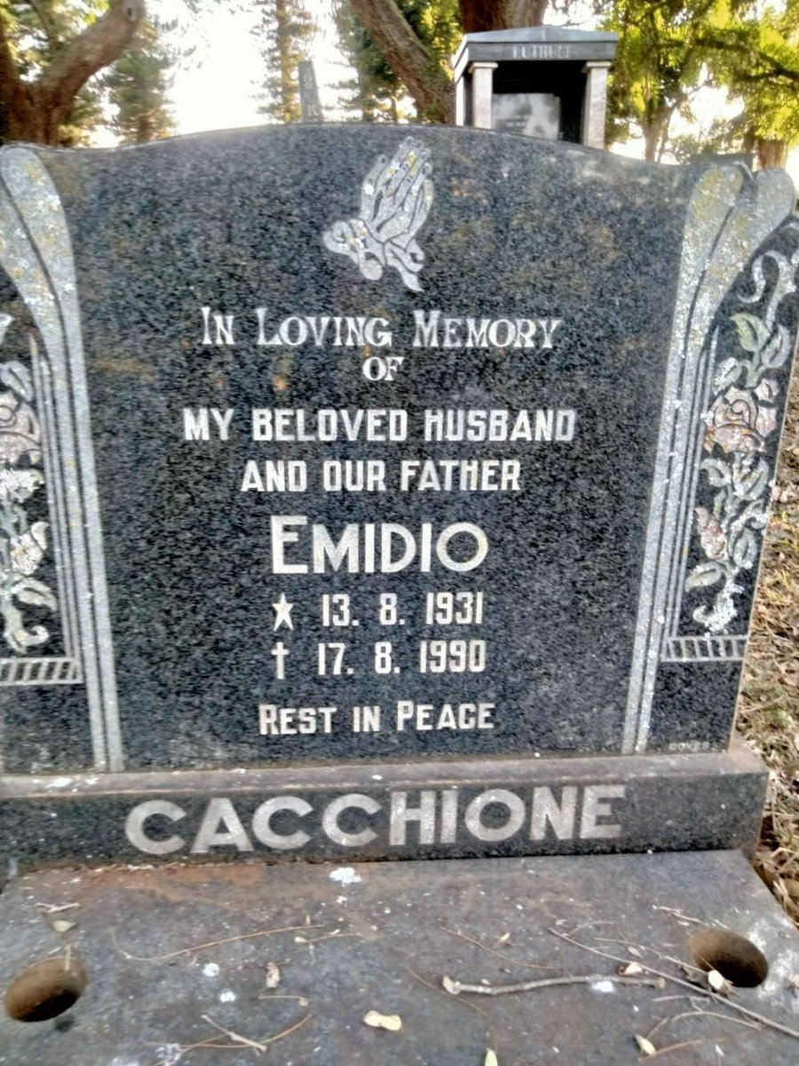CACCHIONE Emidio 1931-1990