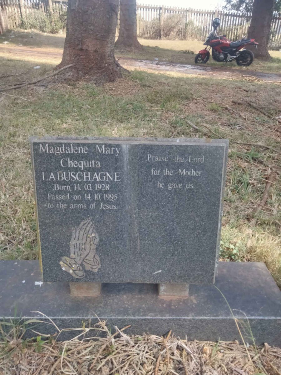 LABUSCHAGNE Magdalene Mary Chequita 1928-1995