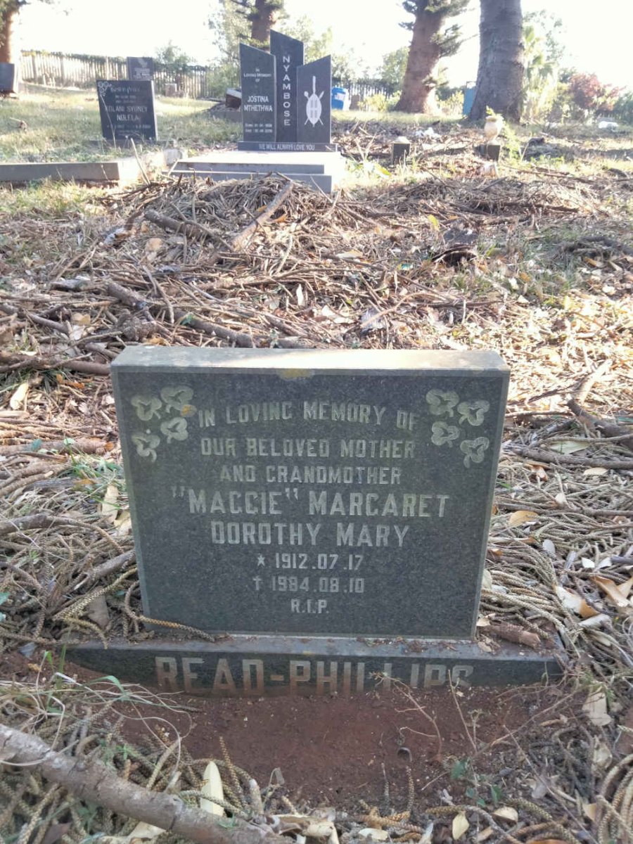 PHILLIPS Margaret Dorothy Mary, READ- 1912-1984