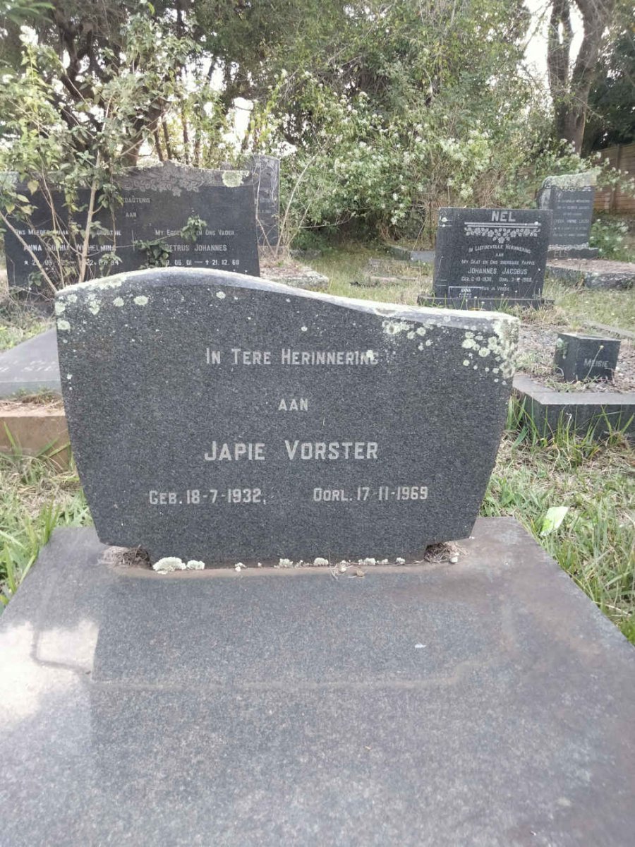 VORSTER Japie 1932-1969
