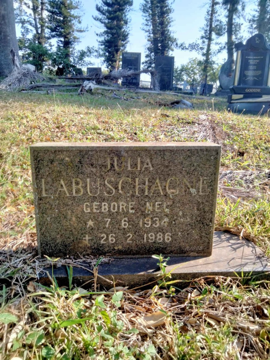LABUSCHAGNE Julia nee NEL 1934-1986