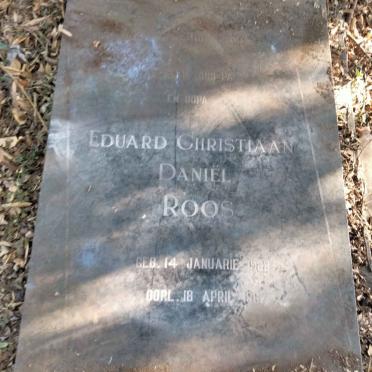 ROOS Eduard Christiaan Daniel 1929-1987