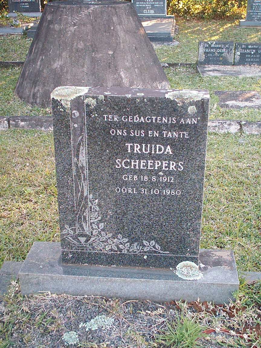 SCHEEPERS Truida 1912-1980