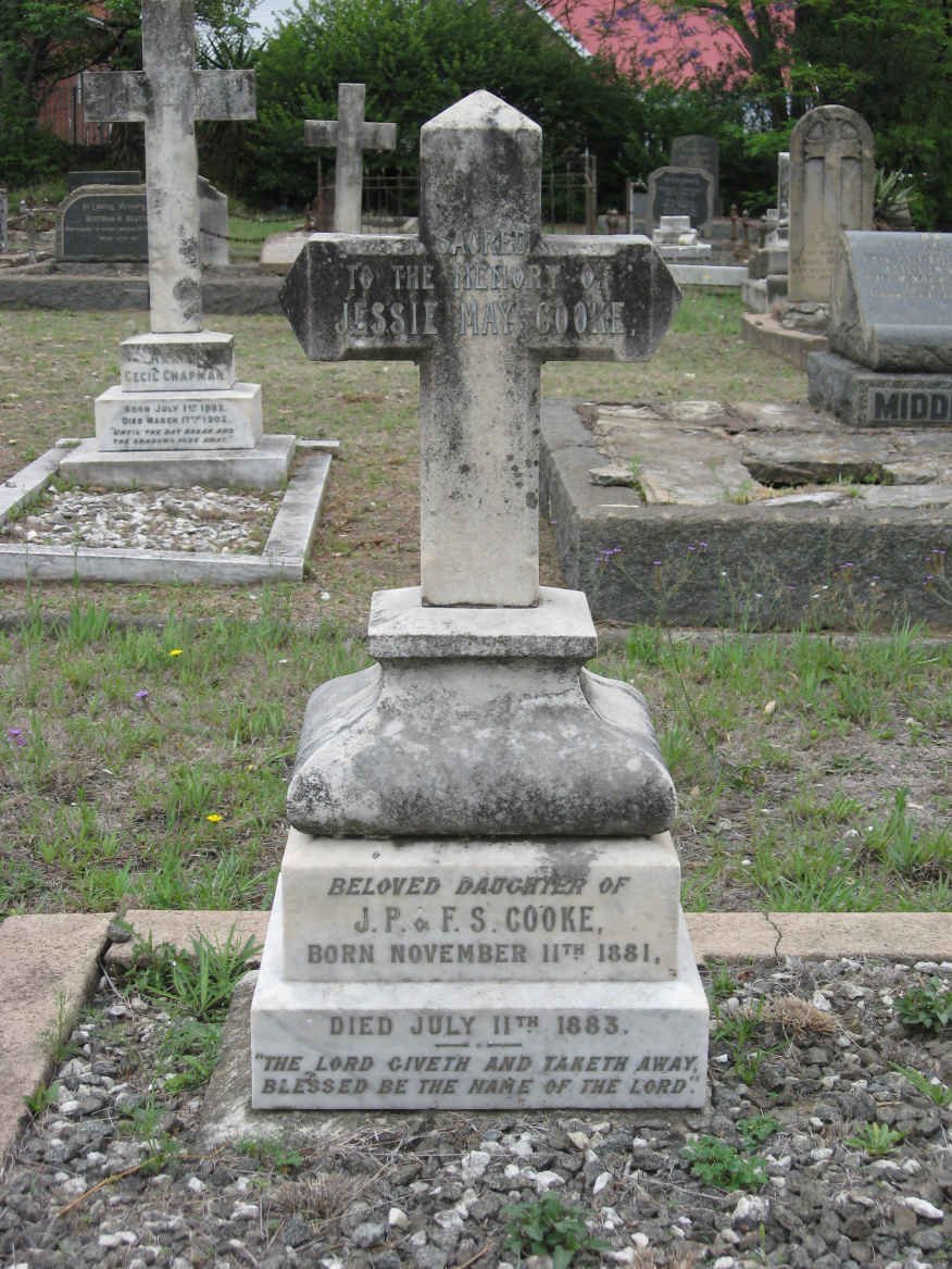 COOKE Jessie May 1881-1883