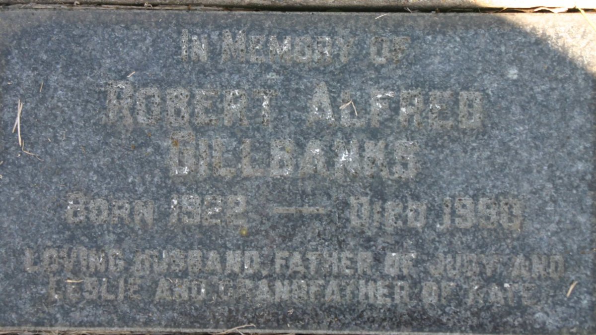 GILLBANKS Robert Alfred 1922-1990