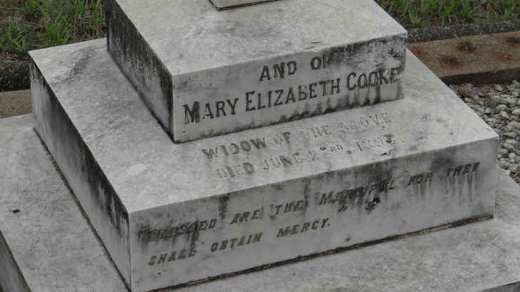 COOKE Mary Elizabeth nee SPENCE -1893