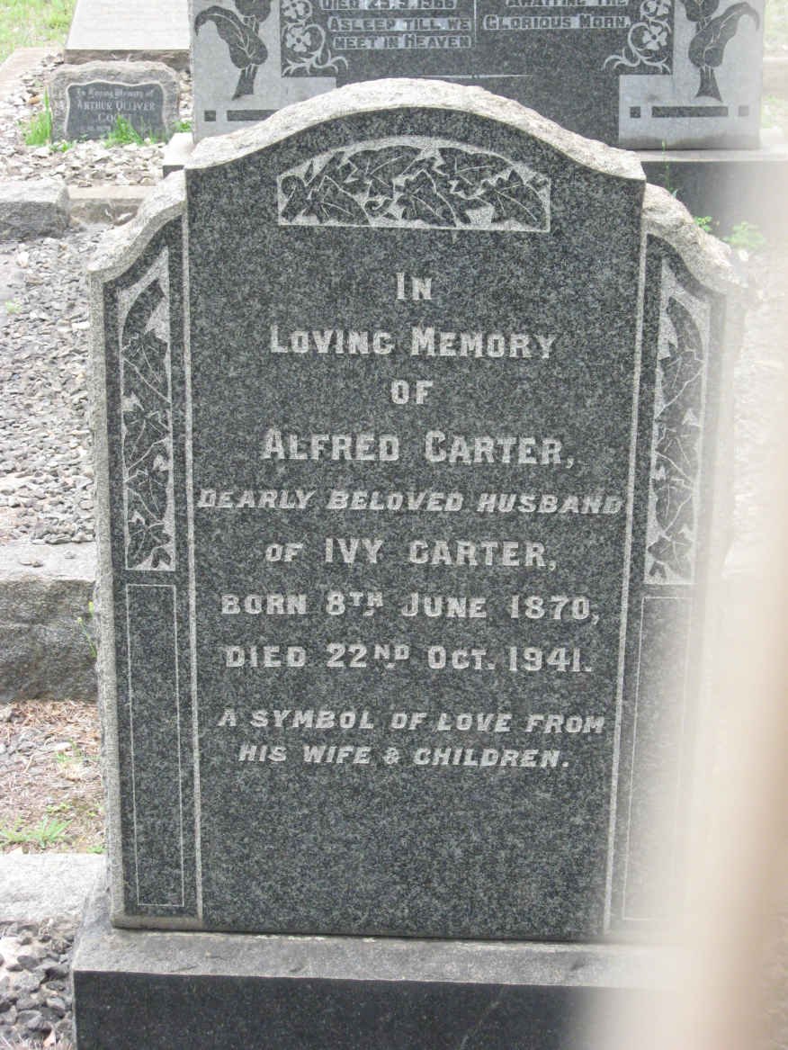 CARTER Alfred 1870-1941