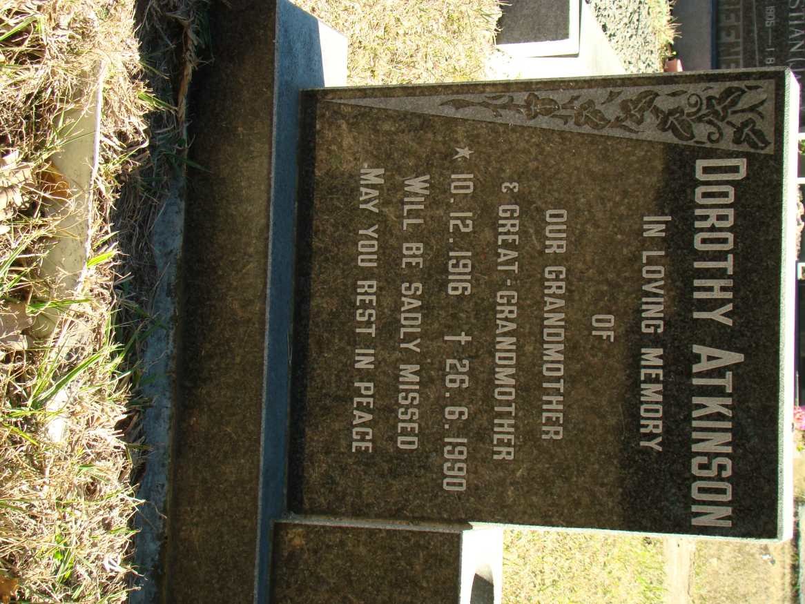 ATKINSON Dorothy 1916-1990