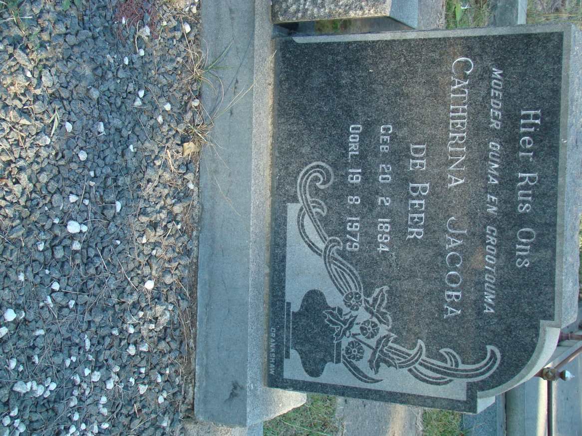 BEER Catherina Jacoba, de 1894-1979