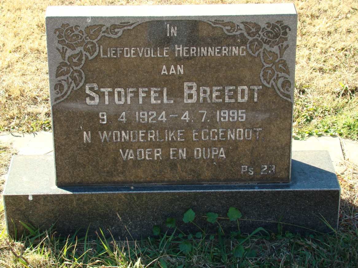 BREEDT Stoffel 1924-1995