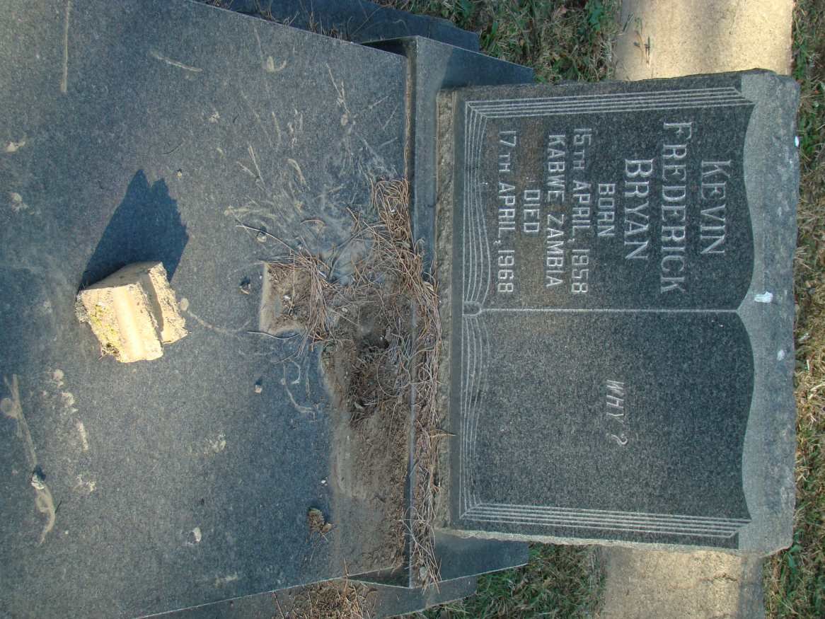 BRYAN Kevin Frederick 1958-1968
