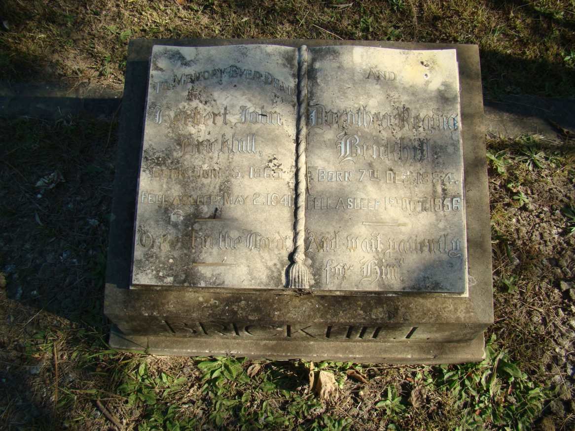 BRICKHILL Herbert John 1865-1941 &amp; Dorothea Regina 1884-1956
