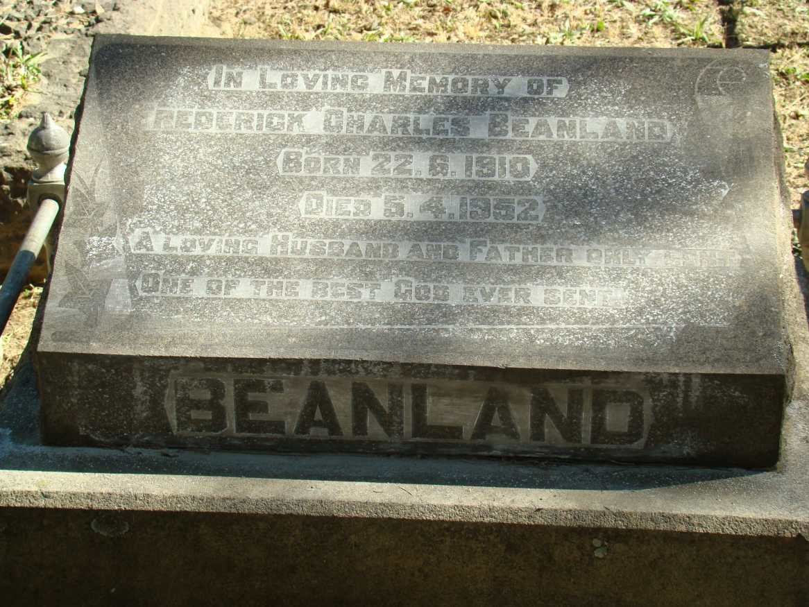 BEANLAND Frederick Charles 1910-1952