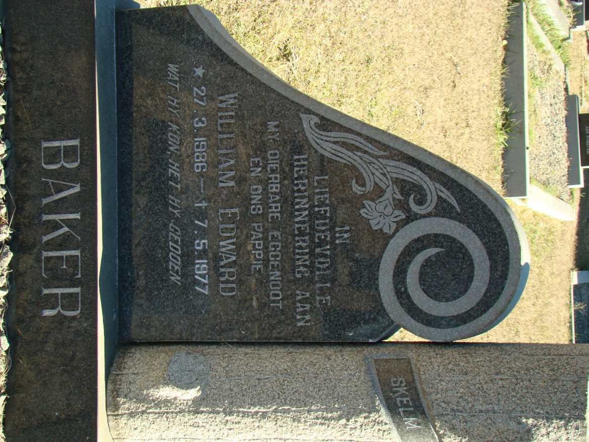 BAKER William Edward 1936-1977