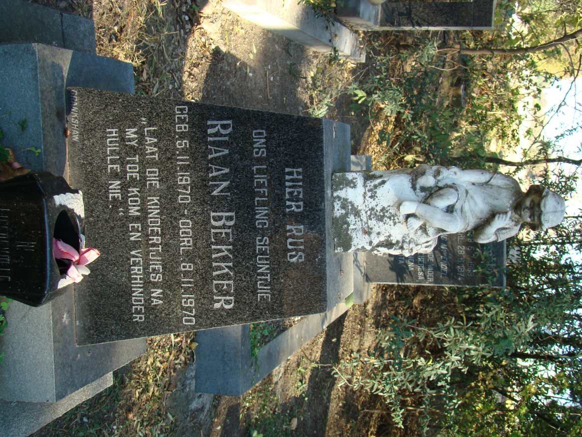 BEKKER Riaan 1970-1970