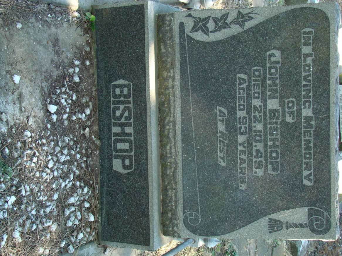 BISHOP John -1949