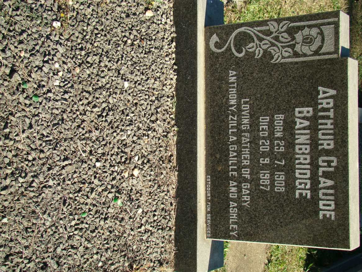 BAINBRIDGE Arthur Claude 1908-1987