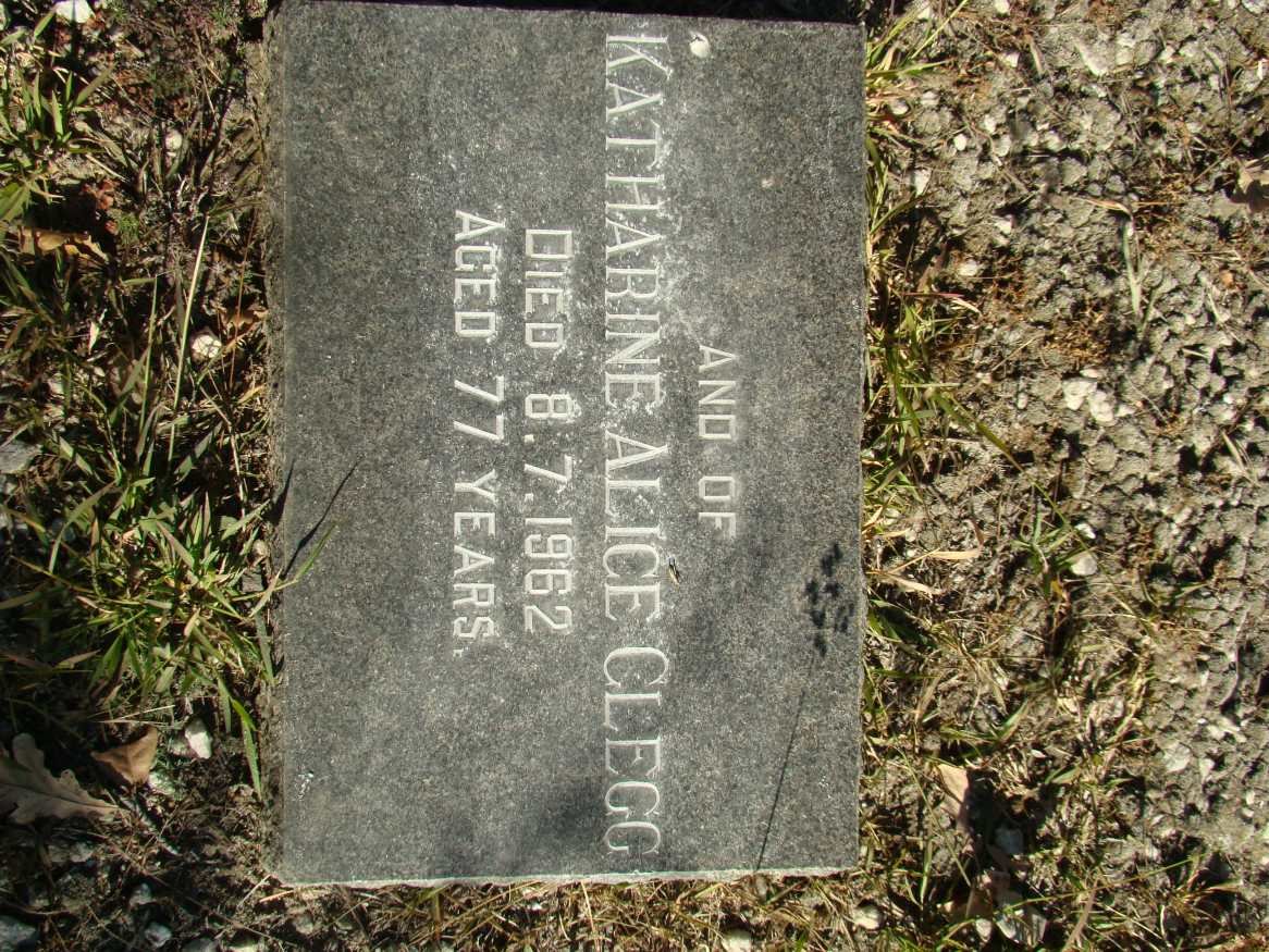 CLEGG Katharine Alice -1962