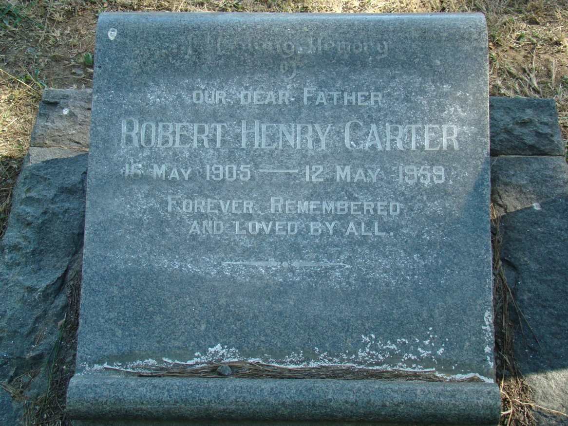 CARTER Robert Henry 1905-1959