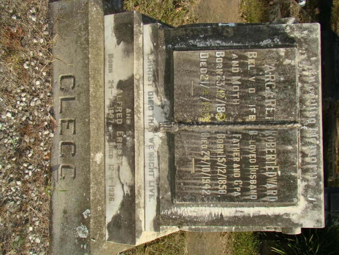 CLEGG Robert Edward 1850-1942 &amp; Margaret 1852-1937  