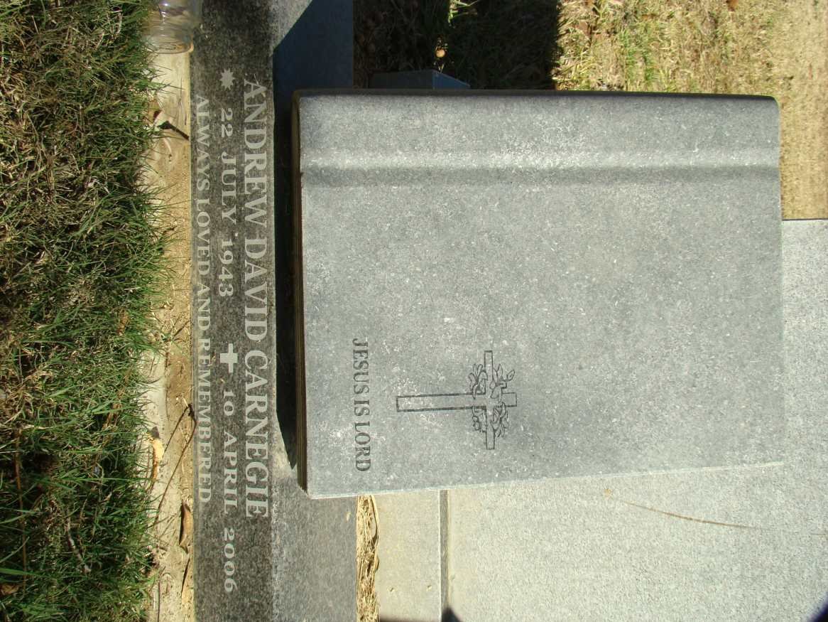 CARNEGIE Andrew David 1943-2006