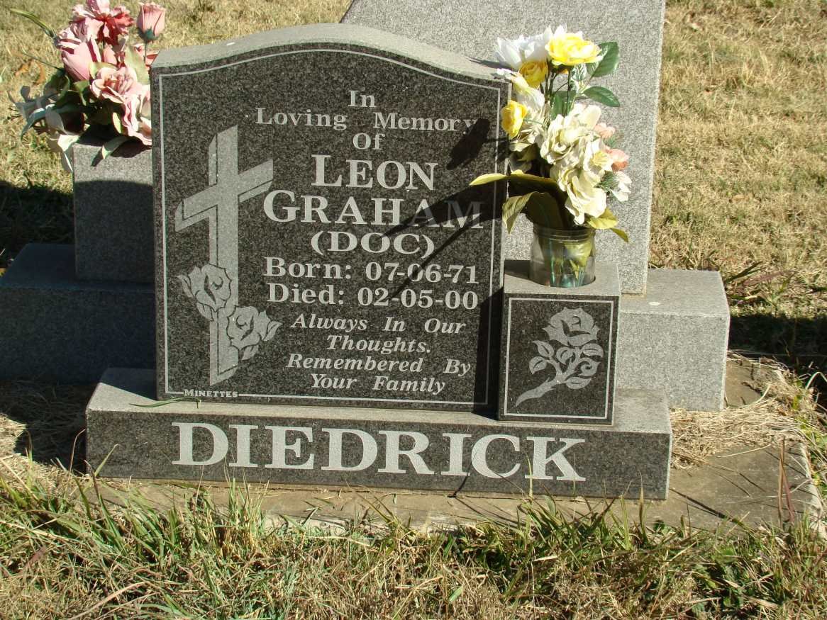DIEDRICK Leon Graham 1971-2000