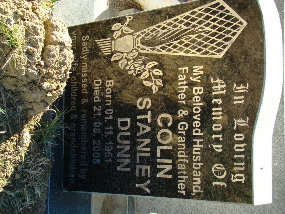 DUNN Colin Stanley 1951-2008
