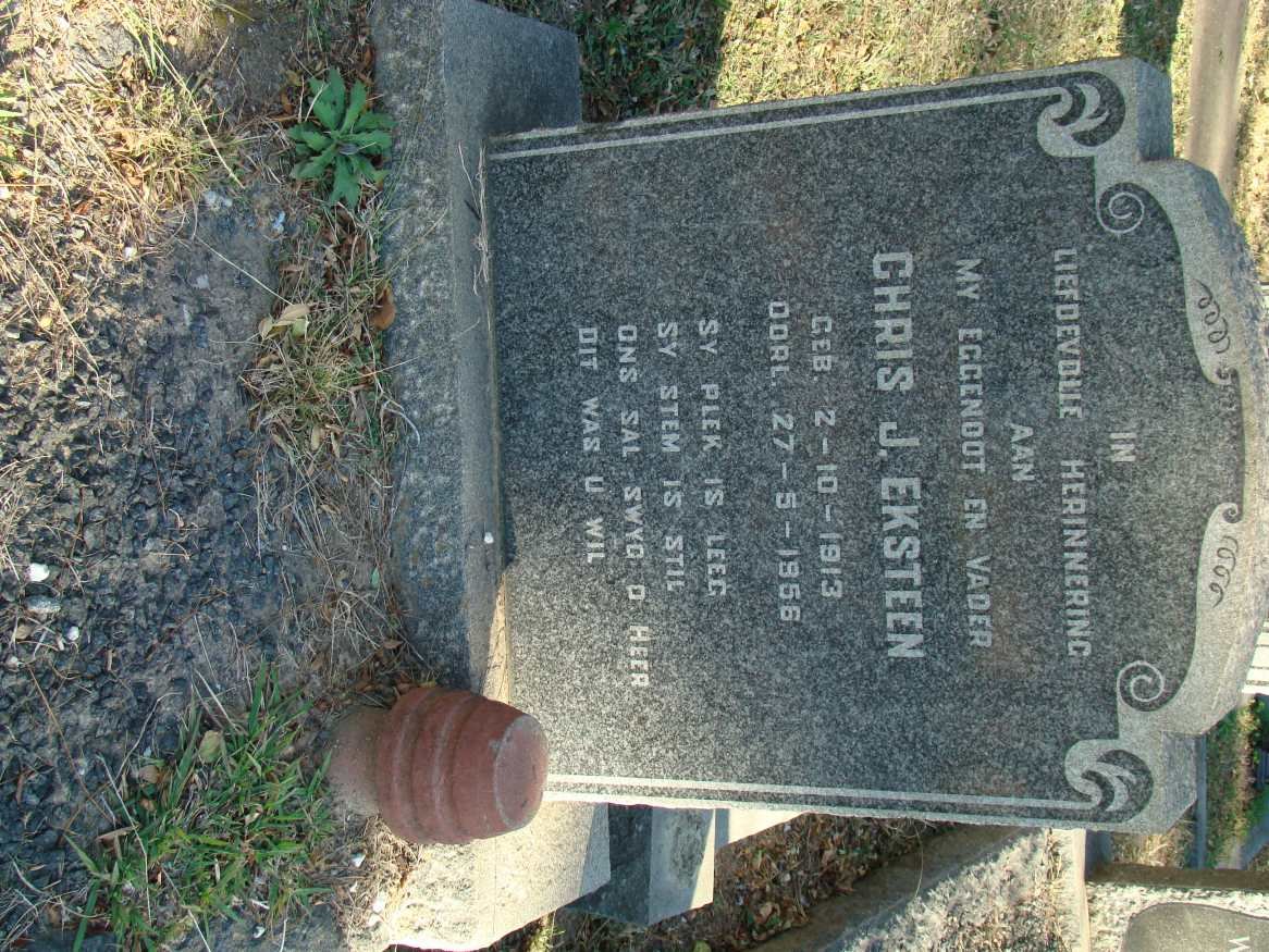 EKSTEEN Chris J. 1913-1956