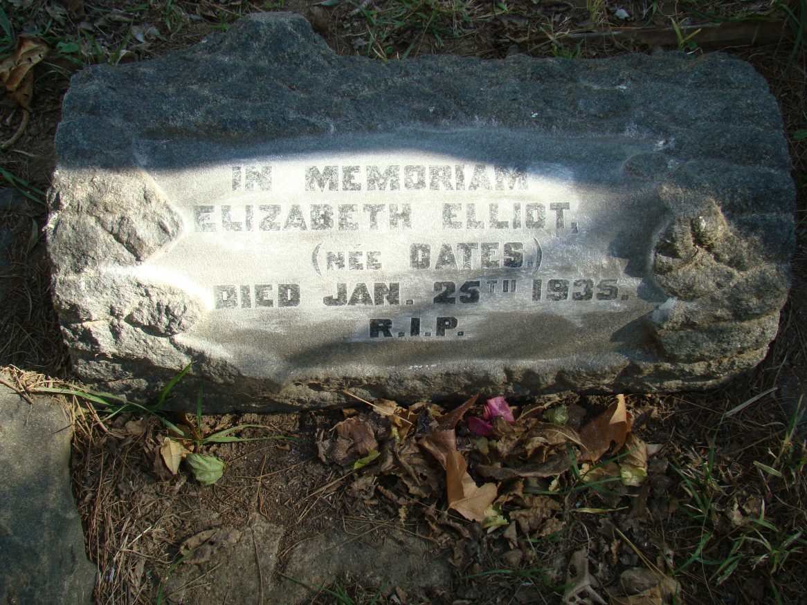 ELLIOT Elizabeth nee DATES -1935