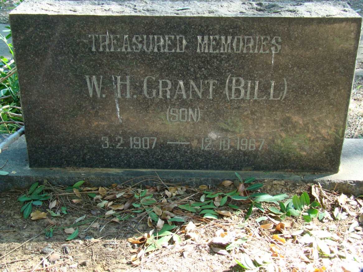 GRANT W.H. 1907-1967