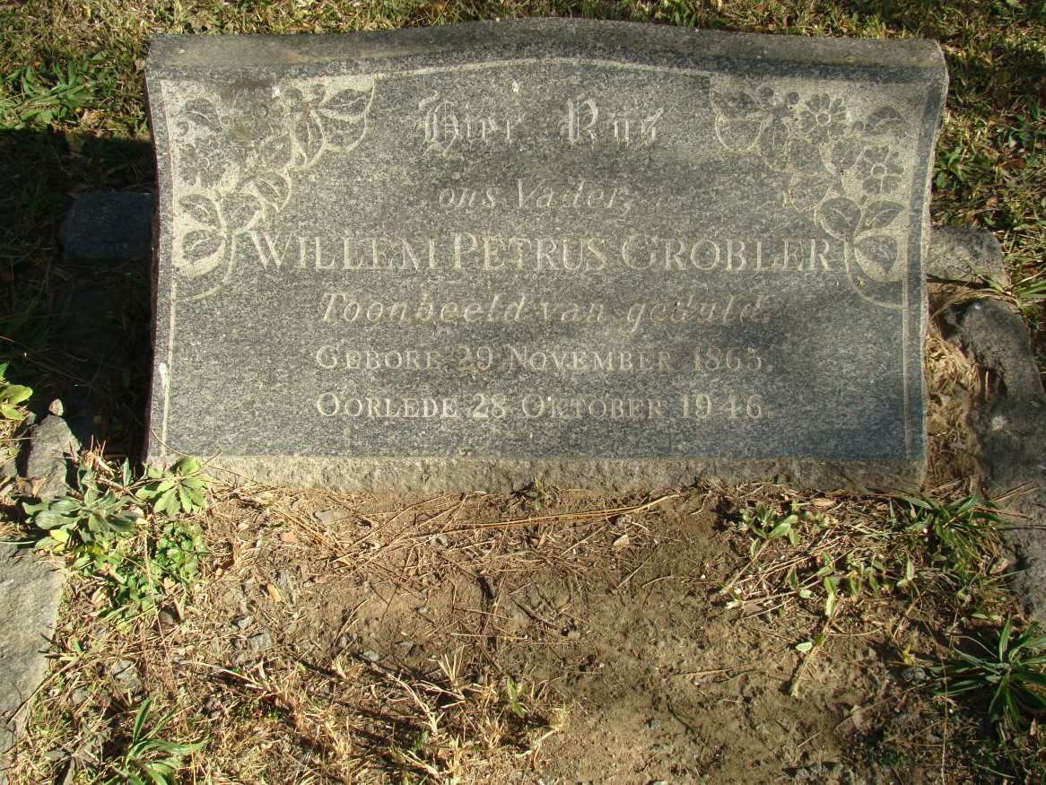 GROBLER Willem Petrus 1863-1946
