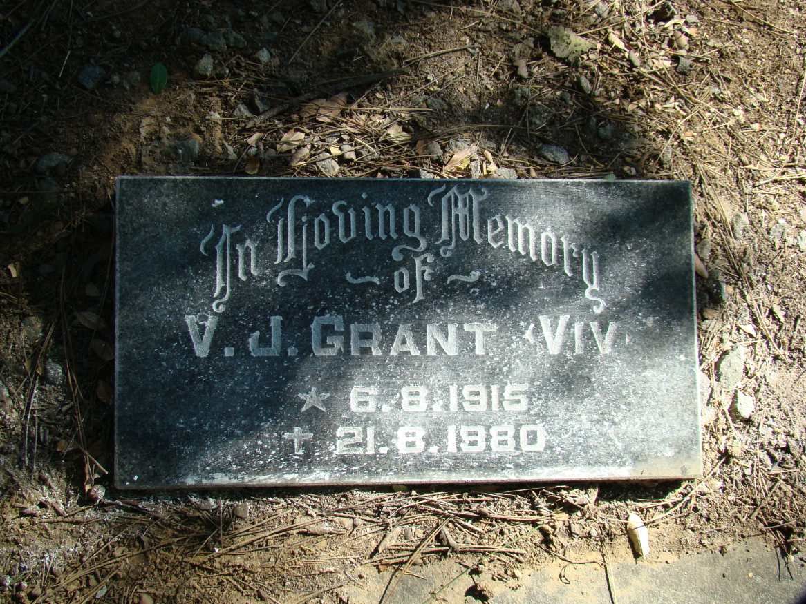 GRANT V.J. 1915-1980