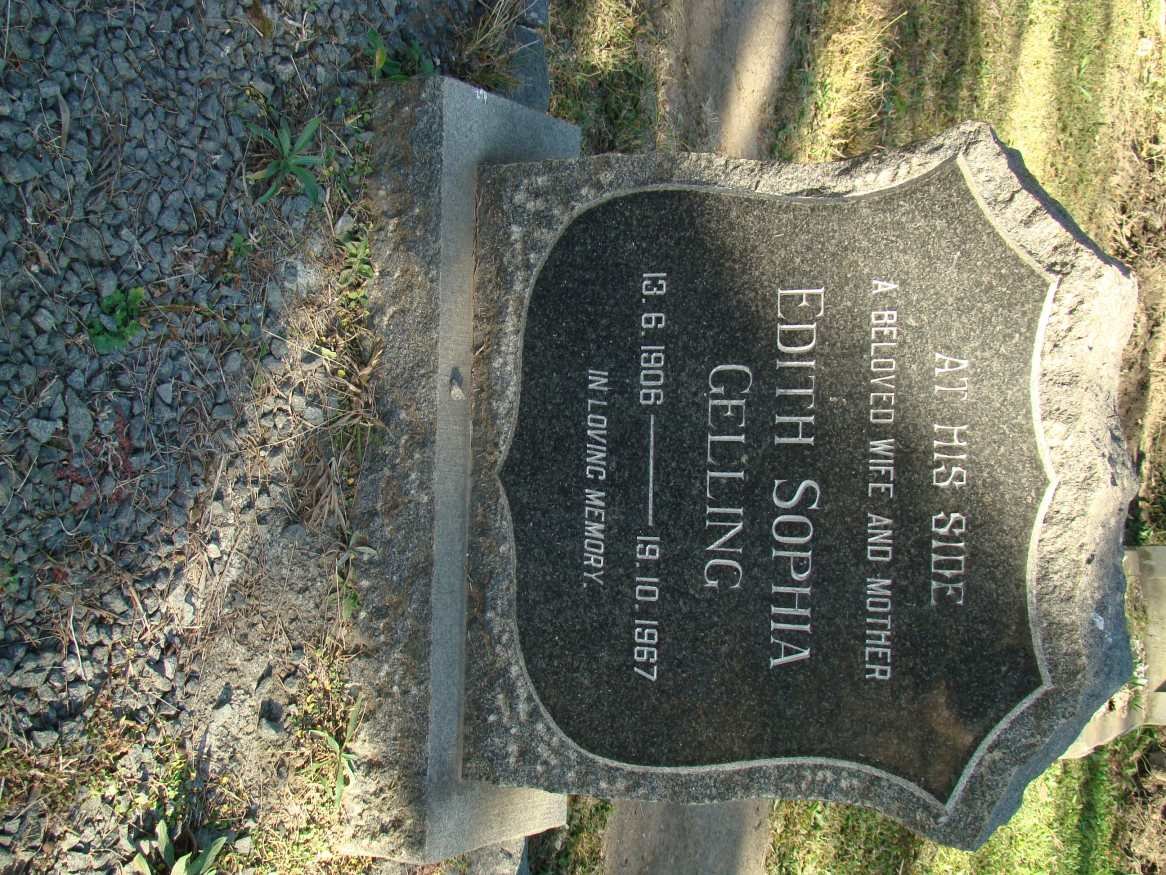 GELLING Edith Sophia 1906-1967