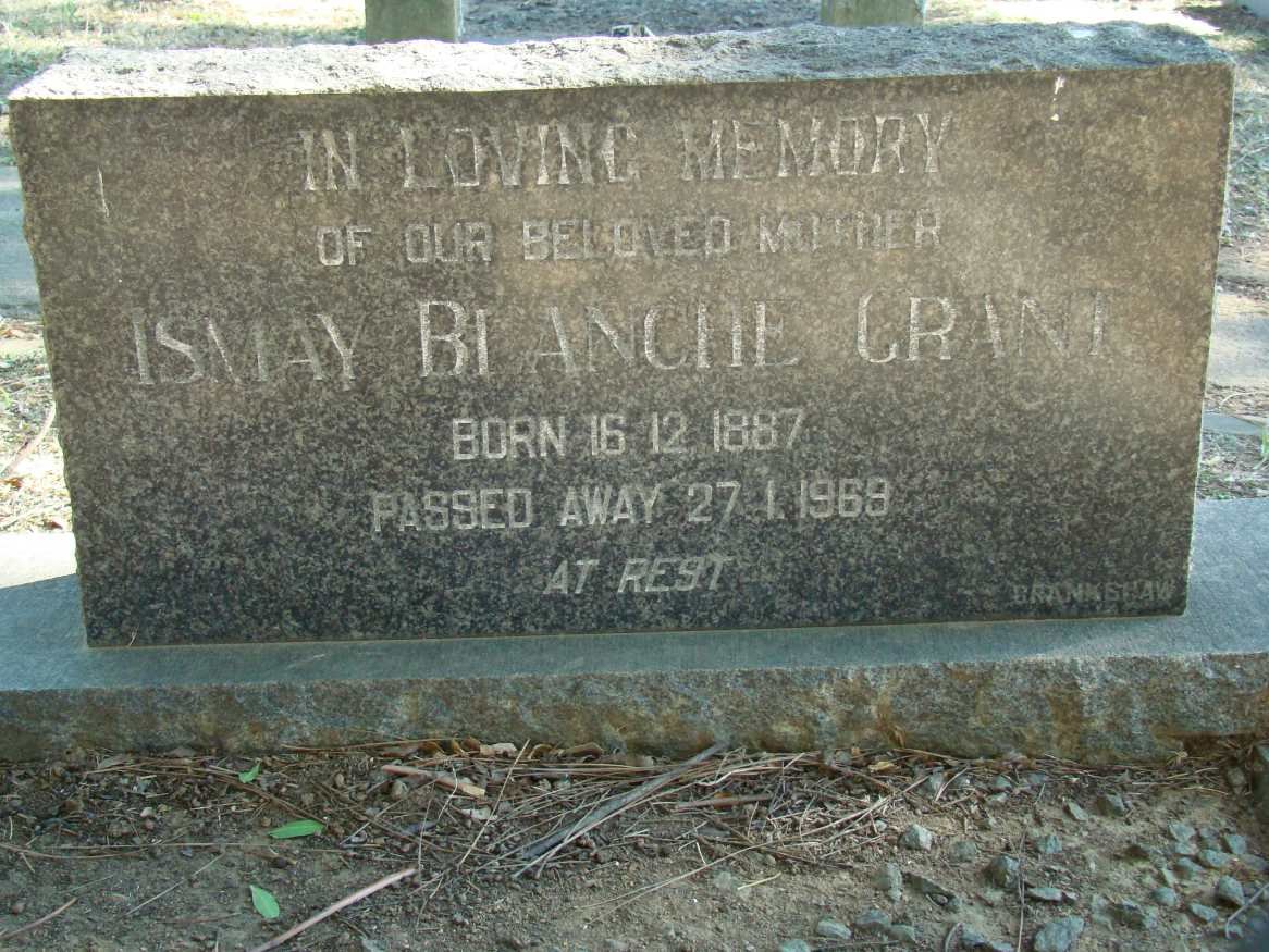 GRANT Ismay Blanche 1887-1969