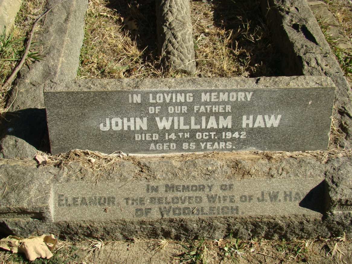 HAW John William -1942 &amp; Eleanor