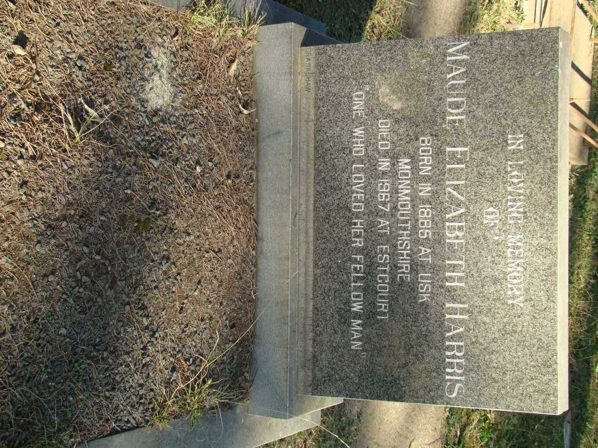 HARRIS Maude Elizabeth 1885-1967
