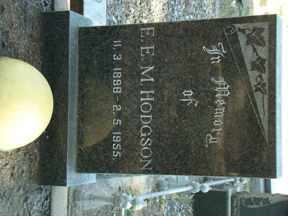 HODGSON E.E.M. 1896-1955